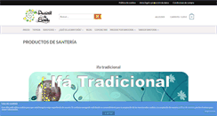 Desktop Screenshot of productossanteria.com