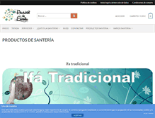 Tablet Screenshot of productossanteria.com